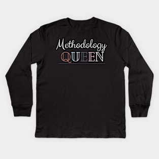 Methodology queen Kids Long Sleeve T-Shirt